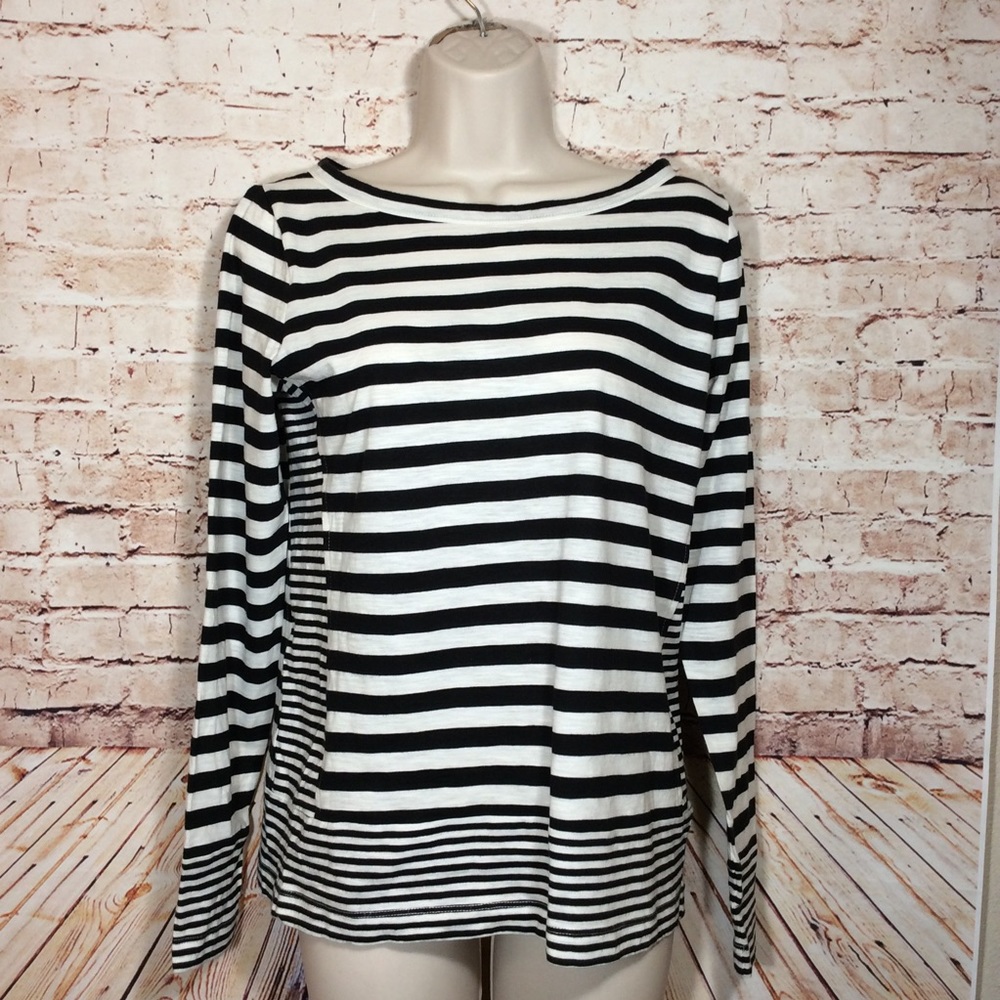 Loft | Long Sleeve Striped Tee